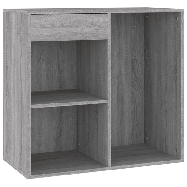 vidaXL Armoire cosmétique Sonoma gris 80x40x75 cm Bois d'ingénierie