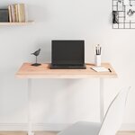 vidaXL Dessus de table bois massif non traité bordure assortie