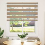 vidaXL Store zèbre marron sable largeur du tissu 125 9cm polyester