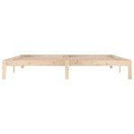 vidaXL Cadre de lit sans matelas bois massif de pin 200x200 cm