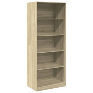 vidaXL Garde-robe chêne sonoma 80x50x200 cm bois d'ingénierie