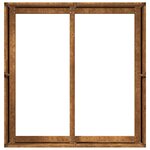 vidaXL Jardinière rouillé 80x80x40 cm acier inoxydable