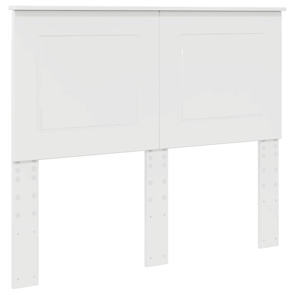 vidaXL Tête de lit Blanc brillant 120 cm Bois d'ingénierie