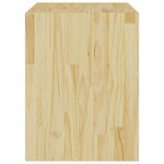 vidaXL Table de chevet 40x30 5x40 cm bois de pin massif