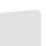 vidaXL Tête de lit Blanc Brillant 140 cm Bois d'ingénierie