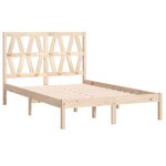 vidaXL Cadre de lit sans matelas bois massif
