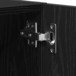 vidaXL Meuble mural Chêne noir 60 x 30 x 60 cm Bois d'ingénierie
