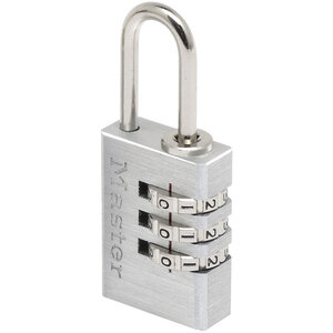 Cadenas à Combinaison Programmable en Aluminium  gris  2 x 5 5 x 0 9 cm