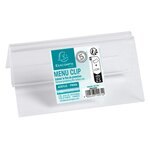 Porte-carte Clip L100mm - Cristal - X 50 - Exacompta