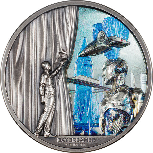 Pièce de monnaie en Argent 10 Dollars g 62.2 (2 oz) Millésime 2022 Daydreamer DAYDREAMER FUTURE
