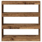 vidaXL Meuble de rangement /Séparateur de pièce - Bois rustique - 100x30x103cm - Bois d'ingénierie