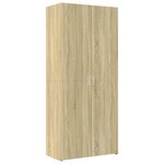 vidaXL Buffet haut chêne sonoma 80x42 5x249 cm bois d'ingénierie