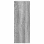 vidaXL Meuble TV mural Montage mural 2 Pièces Gris Sonoma 30 x 31 x 80 cm