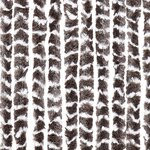 vidaXL Moustiquaire Marron et blanc 100x220 cm Chenille