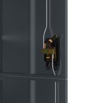 vidaXL Classeur anthracite 90x40x180 cm Acier