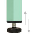 vidaXL Armoire de rangement Vert menthe 42 5x35x101 5 cm Acier