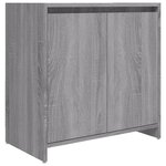 vidaXL Armoire de bain Sonoma gris 60x33x61 cm Bois d'ingénierie