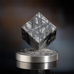 Pièce de monnaie en Silver - Meteorite 5 Cedis g 31.1 (1 oz) Ag - 31.1 (1 oz) Meteorite Millésime 2025 Space Cube SPACE CUBE