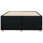 vidaXL Cadre de lit Noir 120x200 cm Tissu