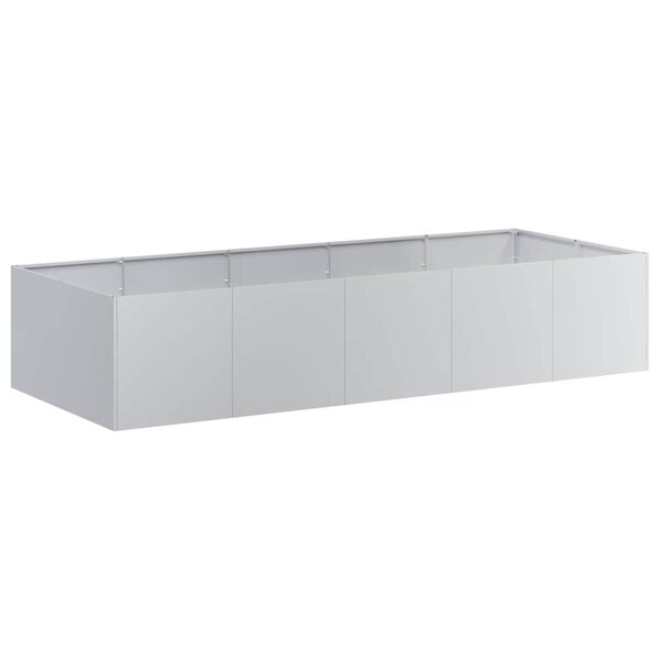 vidaXL Jardinière 200x80x40 cm acier galvanisé