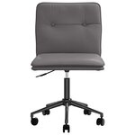 vidaXL Chaises à manger lot de 2 gris similicuir