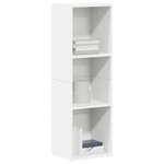 vidaXL Bibliothèque/Meuble TV Blanc 36x30x114 cm Bois d'ingénierie