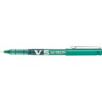 Stylo roller Hi-Tecpoint V5 Encre liquide Pte Fine Vert PILOT
