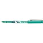 Stylo roller Hi-Tecpoint V5 Encre liquide Pte Fine Vert PILOT