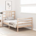 vidaXL Cadre de lit sans matelas 90x200 cm bois de pin massif