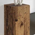 vidaXL Meuble TV mural 2 Pièces Bois Ancien 30 x 31 x 100 cm