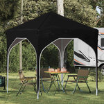 vidaXL Tente de fête pop-up 194 x 194 x 245 cm Noir