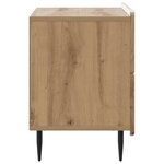 vidaXL Cabinet de chevet Chêne artisanal 62 x 34 5 x 49 5 cm