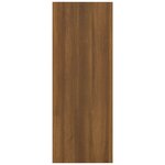 vidaXL Table console Chêne marron 105x30x80 cm Bois d'ingénierie