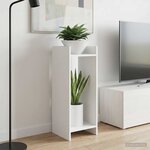 vidaXL Support de Plante 2 pièces Blanc 30 x 30 x 80 cm