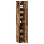 vidaXL Armoire de rangement 2 Pièces Bois ancien 30 x 42 5 x 225 cm