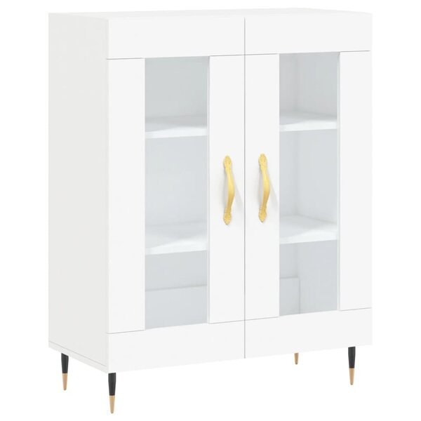 vidaXL Buffet blanc 69 5x34x90 cm bois d'ingénierie