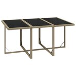 vidaXL Ensemble à dîner de jardin coussins 7 Pièces Résine tressée Beige