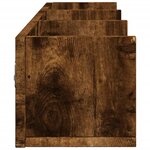 vidaXL Armoire murale chêne fumé 75x18x16 5 cm bois d'ingénierie