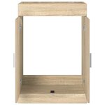 vidaXL Meuble sous lavabo de salle de bain Chêne Sonoma