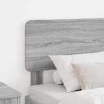 vidaXL Tête de lit Gris Sonoma 100 cm Bois d'ingénierie