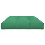 vidaXL Coussin de palette vert 120x80x12 cm tissu