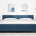 Headboard LED vidaXL Boutonné Bleu 100 cm en Tissu