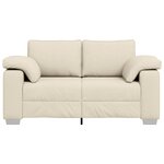 vidaXL Canapé love seat en lin de 120 cm