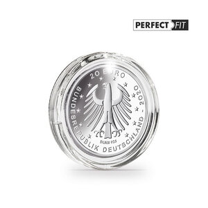 Capsules rondes ULTRA PERFECT FIT pour pièces de 20 euros. Paquet - 100 capsules