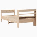 vidaXL Cadre de lit sans matelas 90x190 cm bois de pin massif