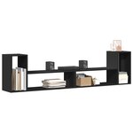 vidaXL Meubles TV 2 Pièces noir 100x30x50 cm bois d'ingénierie