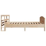 vidaXL Cadre de lit sans matelas 100x200 cm bois massif de pin