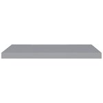 vidaXL Étagère flottante murale gris 80x23 5x3 8 cm MDF
