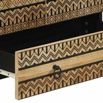 vidaXL Buffet haut 60x33 5x100 cm bois de manguier brut massif