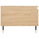 vidaXL Table basse Chêne sonoma 90x50x36 5 cm Bois d'ingénierie